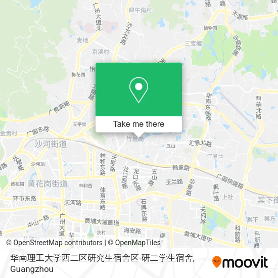 华南理工大学西二区研究生宿舍区-研二学生宿舍 map