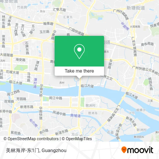 美林海岸-东1门 map