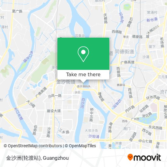 金沙洲(轮渡站) map