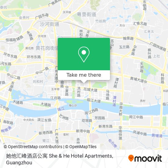 她他汇峰酒店公寓 She & He Hotel Apartments map