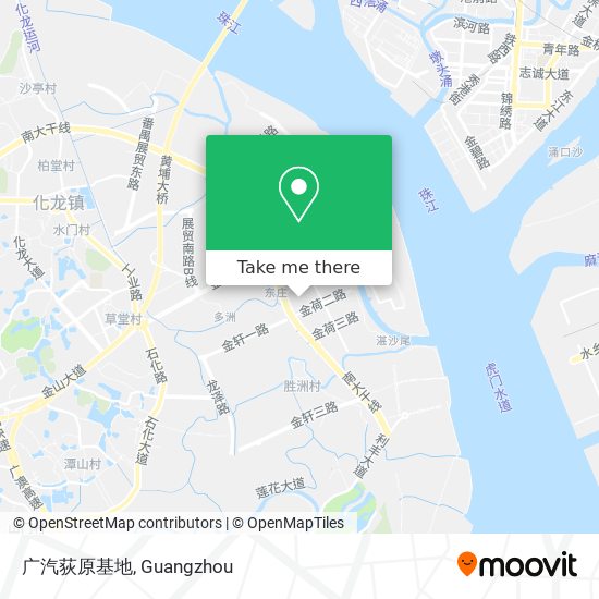 广汽荻原基地 map