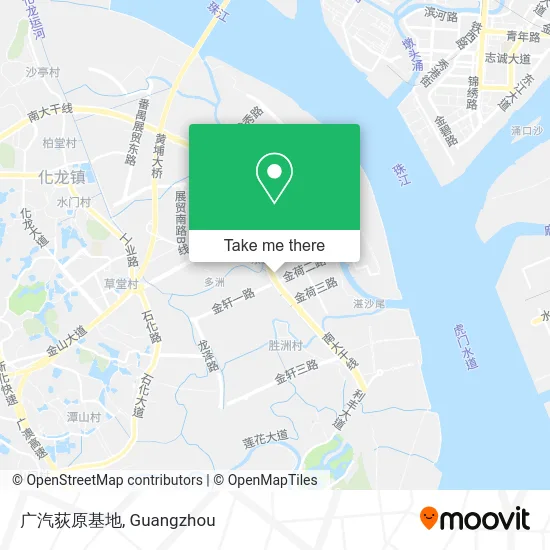 广汽荻原基地 map