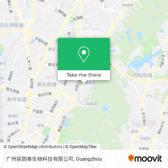 广州荻朗泰生物科技有限公司 map