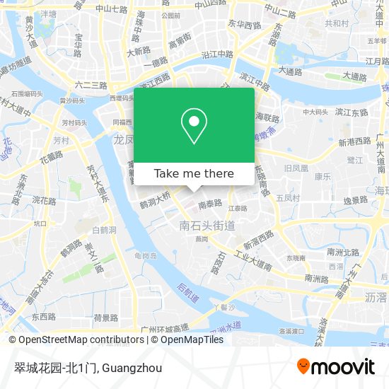 翠城花园-北1门 map