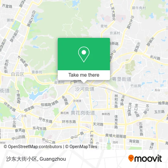 沙东大街小区 map