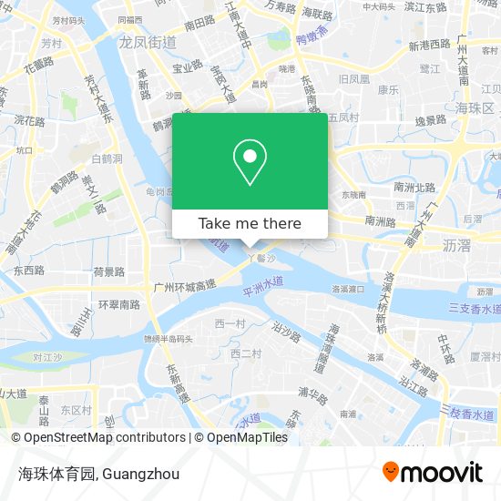 海珠体育园 map