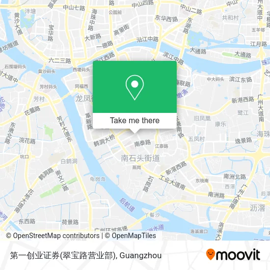 第一创业证券(翠宝路营业部) map