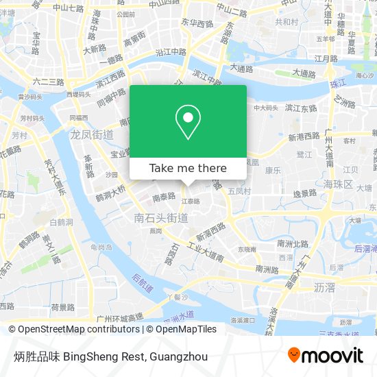 炳胜品味 BingSheng Rest map