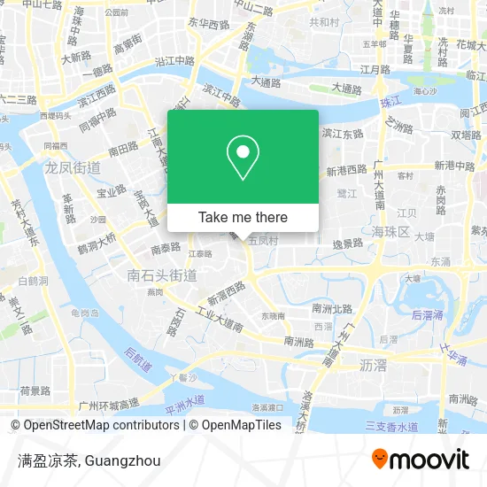 满盈凉茶 map