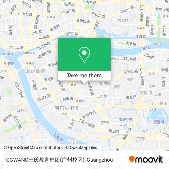 CGWANG王氏教育集团(广州校区) map
