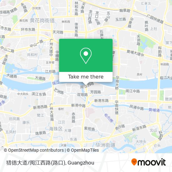 猎德大道/阅江西路(路口) map