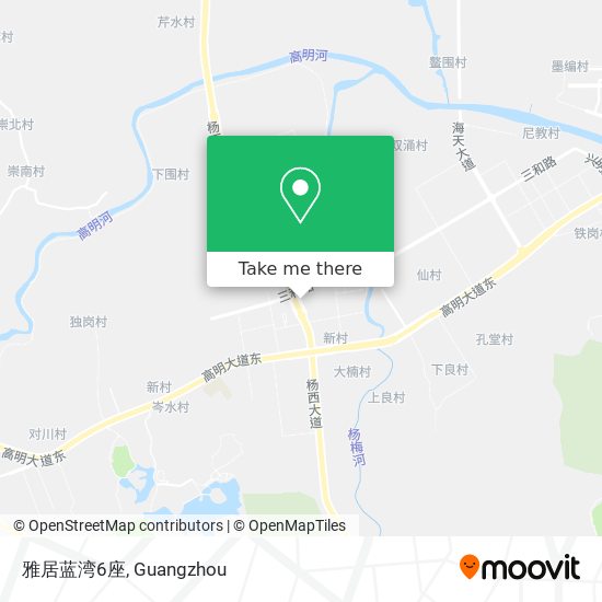 雅居蓝湾6座 map