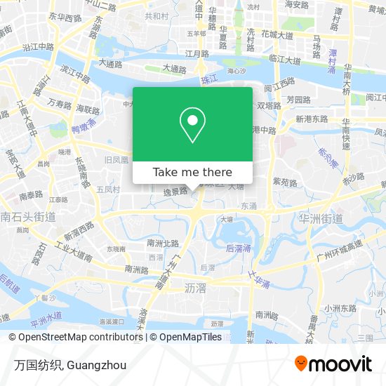 万国纺织 map