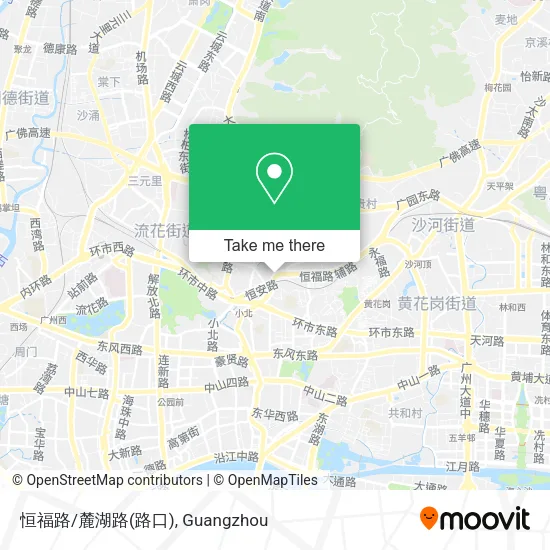 恒福路/麓湖路(路口) map