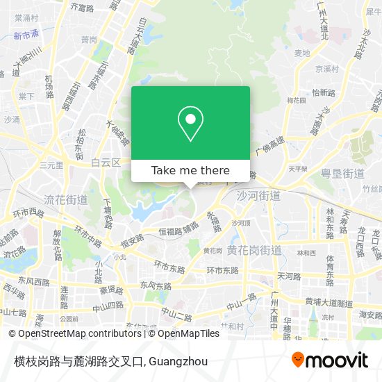 横枝岗路与麓湖路交叉口 map