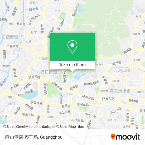 畔山酒店-停车场 map