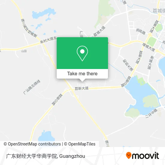 广东财经大学华商学院 map
