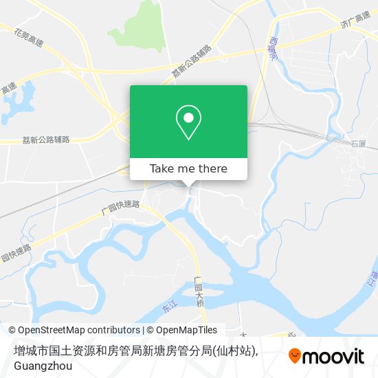 增城市国土资源和房管局新塘房管分局(仙村站) map