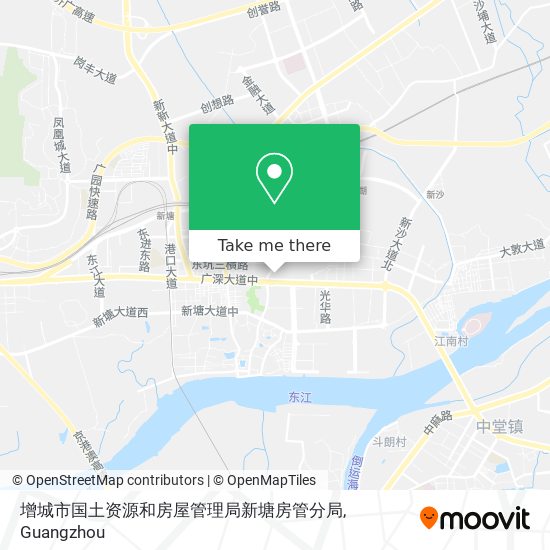 增城市国土资源和房屋管理局新塘房管分局 map
