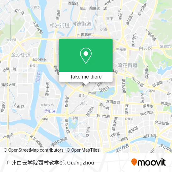 广州白云学院西村教学部 map