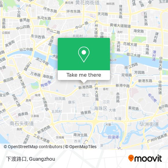 下渡路口 map