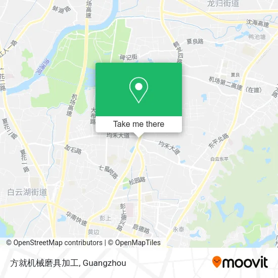 方就机械磨具加工 map