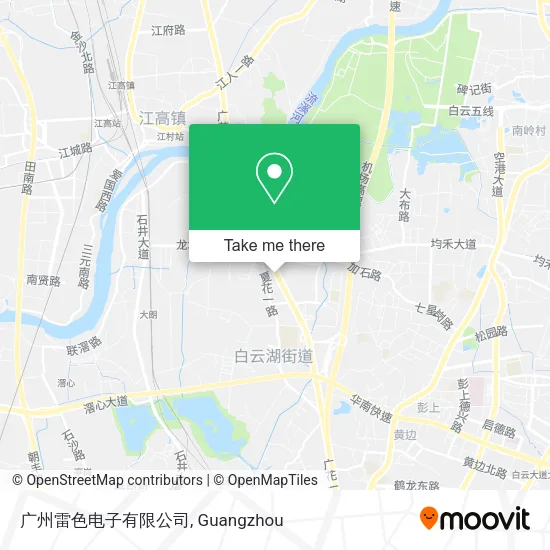 广州雷色电子有限公司 map