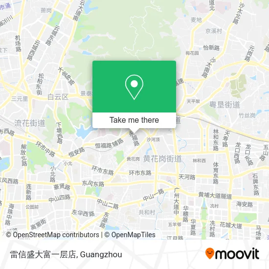 雷信盛大富一层店 map