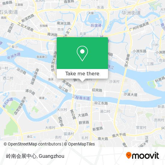 岭南会展中心 map