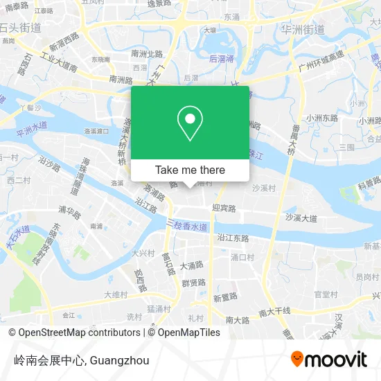 岭南会展中心 map