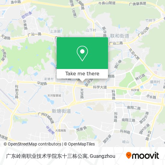 广东岭南职业技术学院东十三栋公寓 map