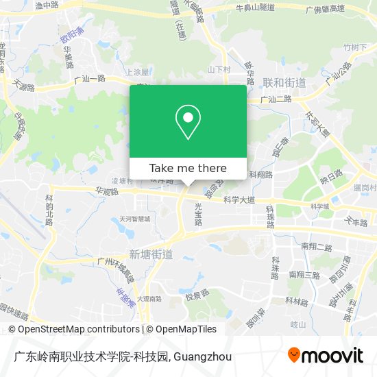 广东岭南职业技术学院-科技园 map