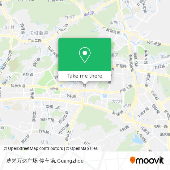 萝岗万达广场-停车场 map