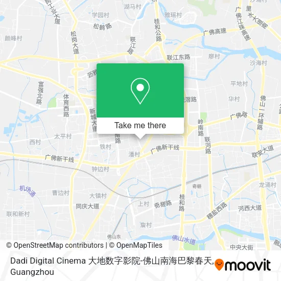 Dadi Digital Cinema 大地数字影院-佛山南海巴黎春天 map