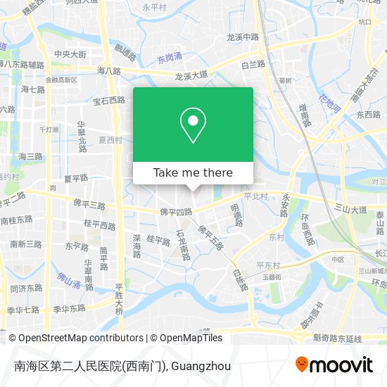 南海区第二人民医院(西南门) map
