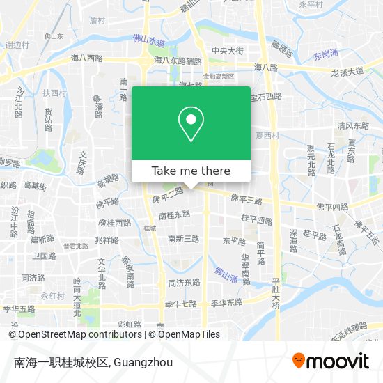 南海一职桂城校区 map
