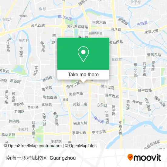 南海一职桂城校区 map