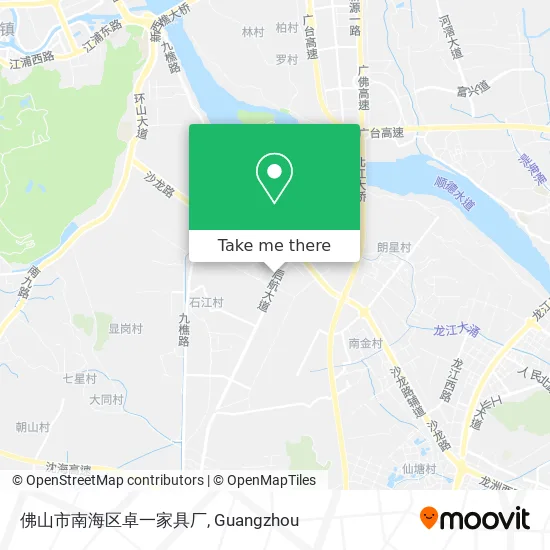 佛山市南海区卓一家具厂 map