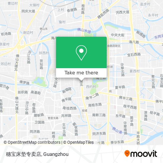 穗宝床垫专卖店 map