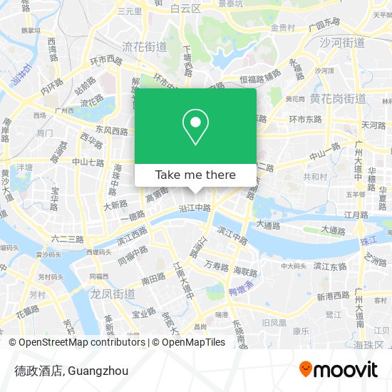 德政酒店 map
