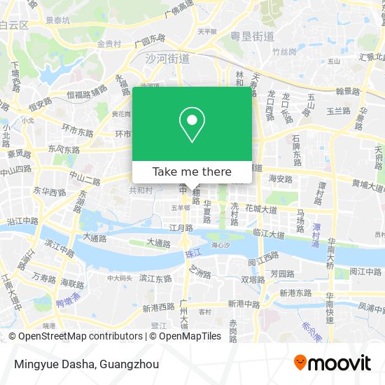 Mingyue Dasha map