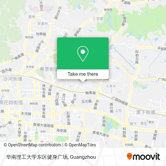 华南理工大学东区健身广场 map