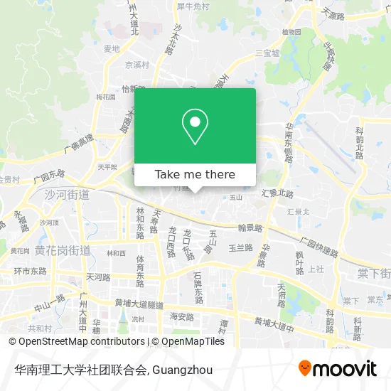 华南理工大学社团联合会 map