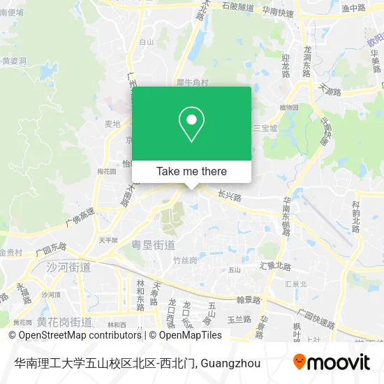 华南理工大学五山校区北区-西北门 map