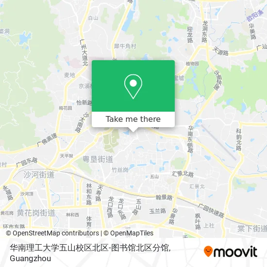 华南理工大学五山校区北区-图书馆北区分馆 map
