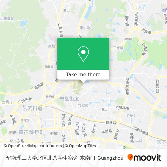 华南理工大学北区北八学生宿舍-东南门 map