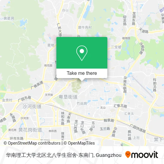 华南理工大学北区北八学生宿舍-东南门 map