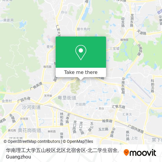 华南理工大学五山校区北区北宿舍区-北二学生宿舍 map