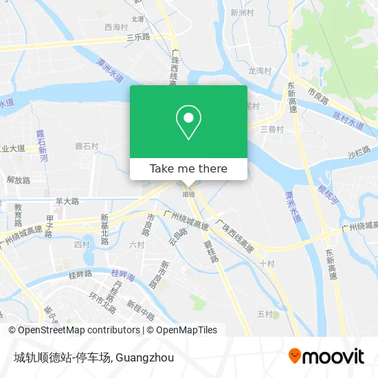 城轨顺德站-停车场 map