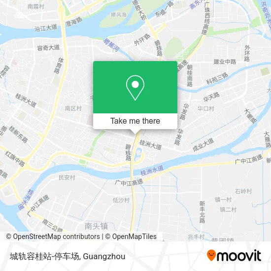 城轨容桂站-停车场 map